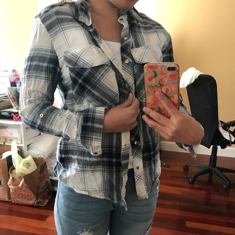 BLUE N GRAY FLANNEL
